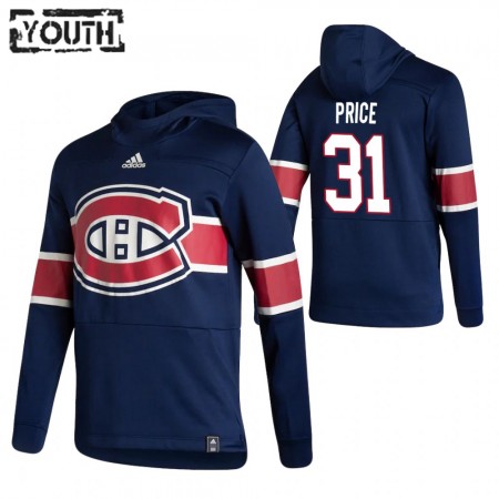 Kinder Eishockey Montreal Canadiens Carey Price 31 2020-21 Reverse Retro Pullover Hooded Sweatshirt